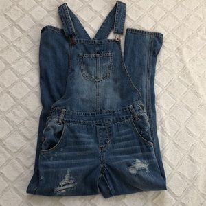American Rag | Distressed Ripped Overalls